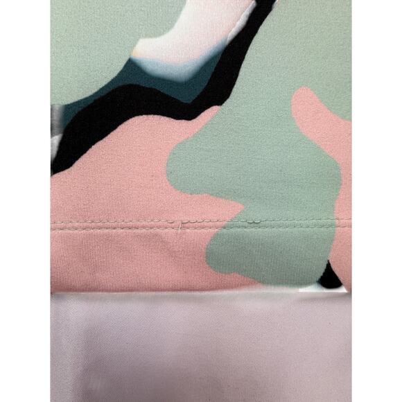 Bad Birdie Powell Quarter Zip Golf Pullover Pink Green Orange Men Size M - Picture 12 of 16